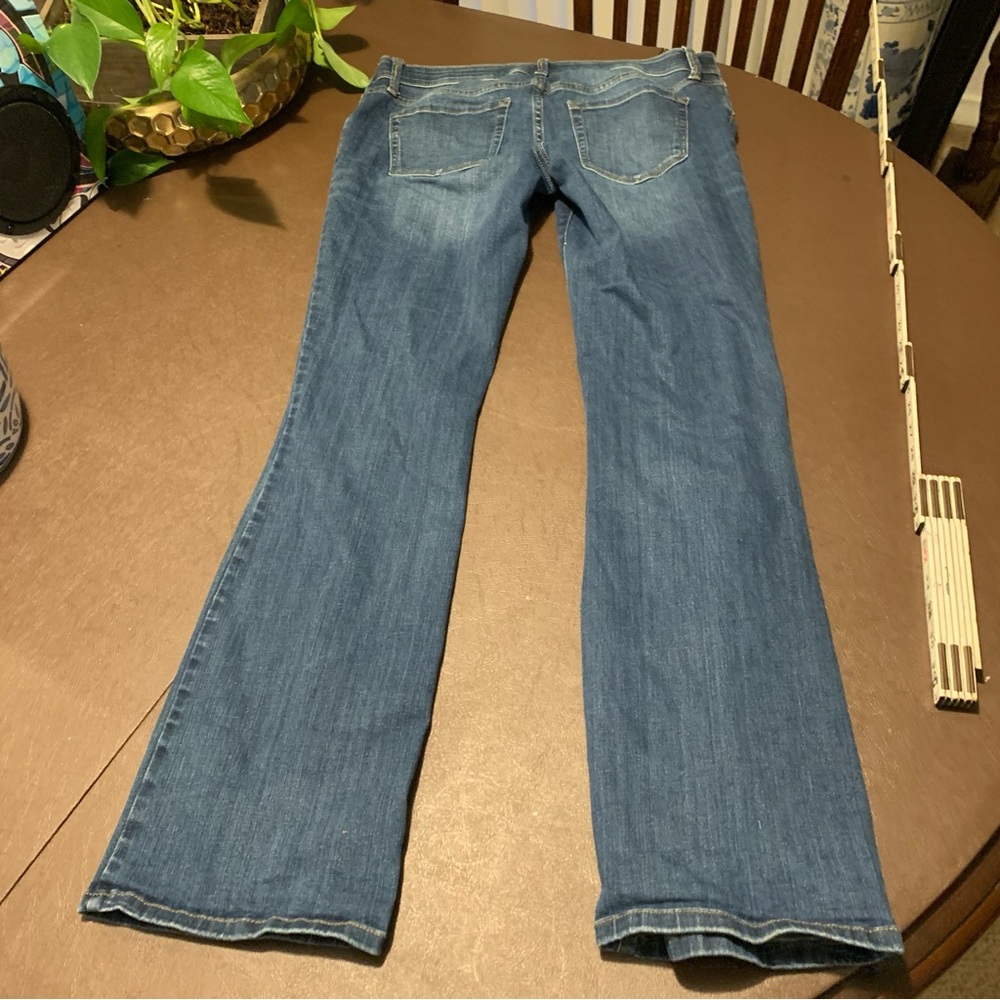 LotI Of 2 Isabel Maternity Medium Wash Skinny Boot Cut Jeans Size 8 - Picture 9 of 16